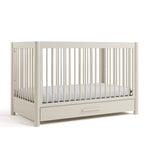 Storkcraft Malta 5-in-1 Convertible Crib with Drawer.