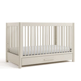 Storkcraft Malta 5-in-1 Convertible Crib with Drawer.