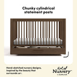 Storkcraft Malta 5-in-1 Convertible Crib with Drawer.