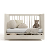 Storkcraft Malta 5-in-1 Convertible Crib with Drawer.