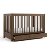 Storkcraft Malta 5-in-1 Convertible Crib with Drawer.