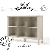 Storkcraft Rio 6 Cube Storage Organizer Bookcase.