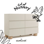 Storkcraft Sorrento 6 Drawer Dresser.
