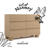 Storkcraft Sorrento 6 Drawer Dresser.