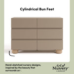 Storkcraft Sorrento 6 Drawer Dresser.