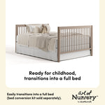 Storkcraft Malta 5-in-1 Convertible Crib with Drawer.