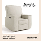 Storkcraft Texas Nursery Power Recliner Swivel Glider.