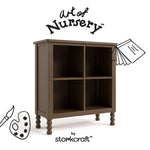 Storkcraft Rio 4 Cube Storage Organizer Bookcase.