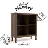Storkcraft Rio 4 Cube Storage Organizer Bookcase.