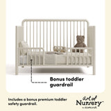 Storkcraft® Porto Deluxe 5-in-1 Convertible Crib with Bonus Toddler Guardrail