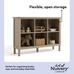 Storkcraft Rio 6 Cube Storage Organizer Bookcase.