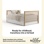 Storkcraft Malta 5-in-1 Convertible Crib with Drawer.