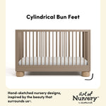 Storkcraft Sorrento 3-in-1 Convertible Crib with Bonus Toddler Guardrail.