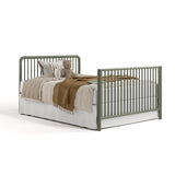 Storkcraft® Porto Deluxe 5-in-1 Convertible Crib with Bonus Toddler Guardrail