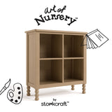 Storkcraft Rio 4 Cube Storage Organizer Bookcase.