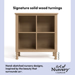 Storkcraft Rio 4 Cube Storage Organizer Bookcase.