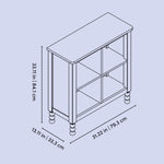 Storkcraft Rio 4 Cube Storage Organizer Bookcase.