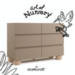 Storkcraft Sorrento 6 Drawer Dresser.
