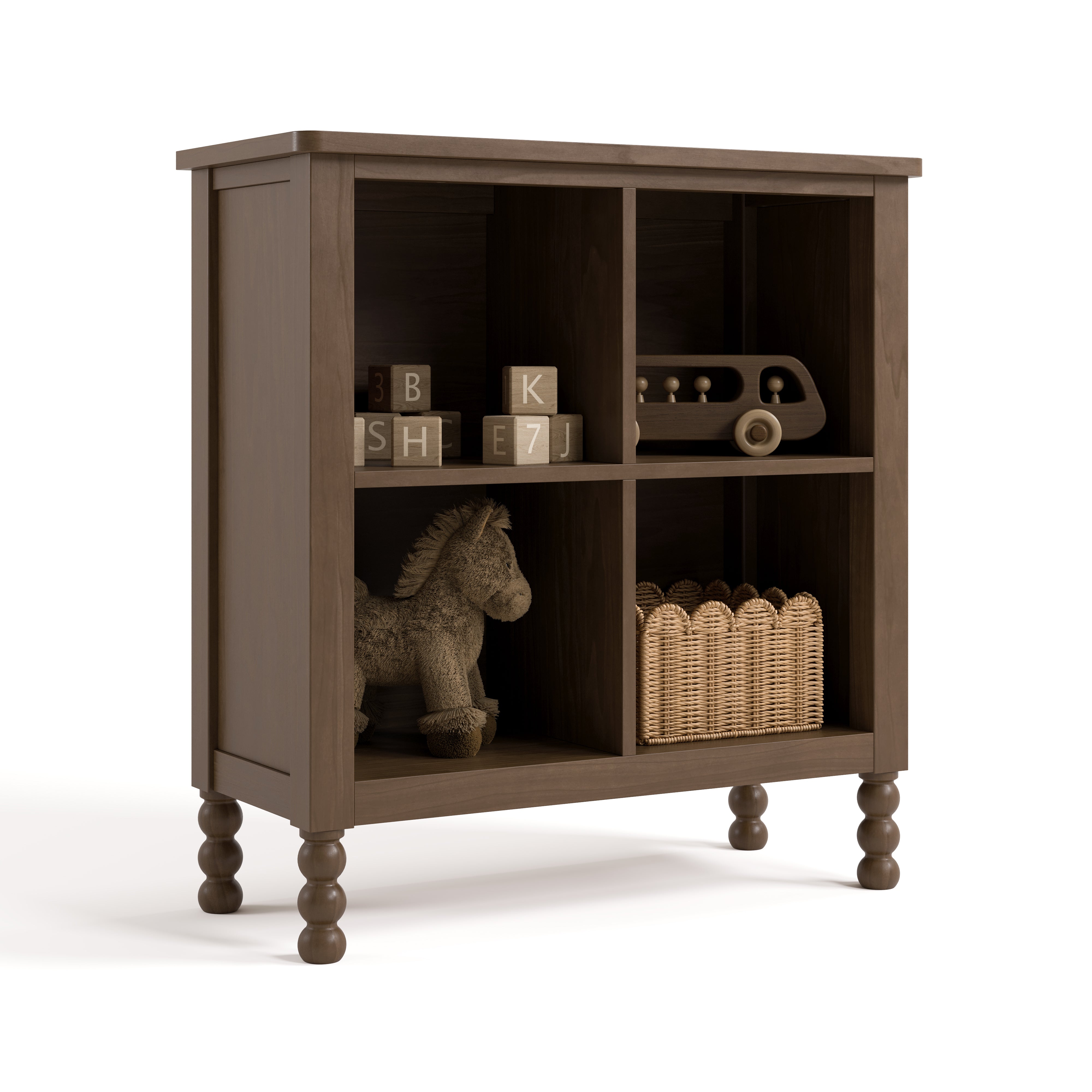 Storkcraft Rio 4 Cube Storage Organizer Bookcase.
