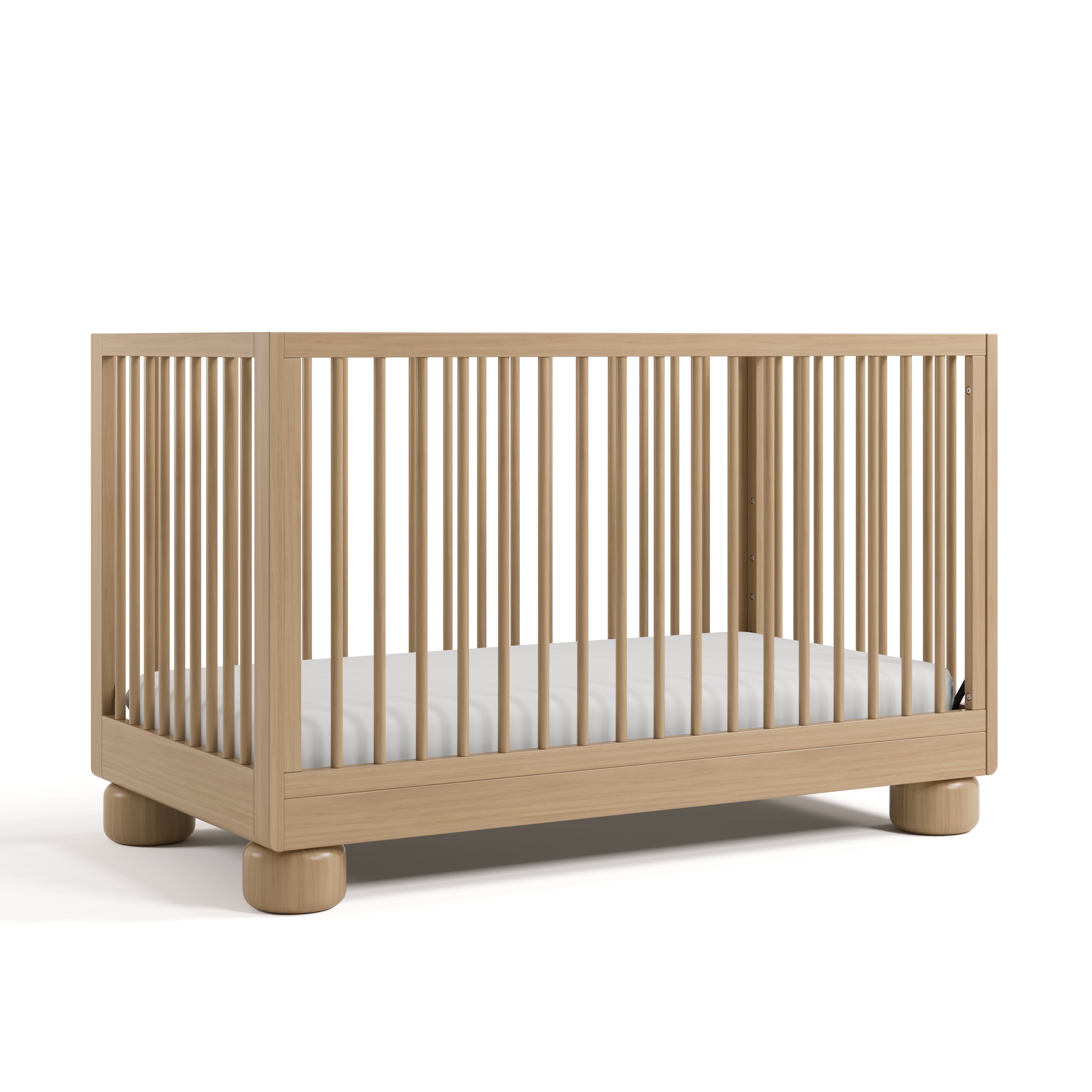 Storkcraft Sorrento 3-in-1 Convertible Crib with Bonus Toddler Guardrail.