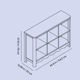 Storkcraft Casablanca 6 Cube Organizer Bookcase.