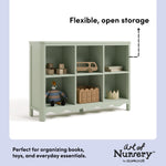 Storkcraft Casablanca 6 Cube Organizer Bookcase.