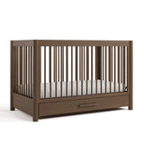Storkcraft Malta 5-in-1 Convertible Crib with Drawer.