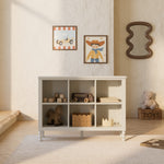 Storkcraft Rio 6 Cube Storage Organizer Bookcase.