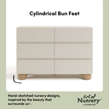 Storkcraft Sorrento 6 Drawer Dresser.