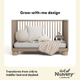 Storkcraft Sorrento 3-in-1 Convertible Crib with Bonus Toddler Guardrail.