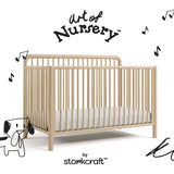 Storkcraft® Porto Deluxe 5-in-1 Convertible Crib with Bonus Toddler Guardrail