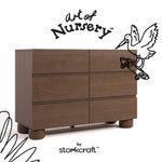 Storkcraft Sorrento 6 Drawer Dresser.