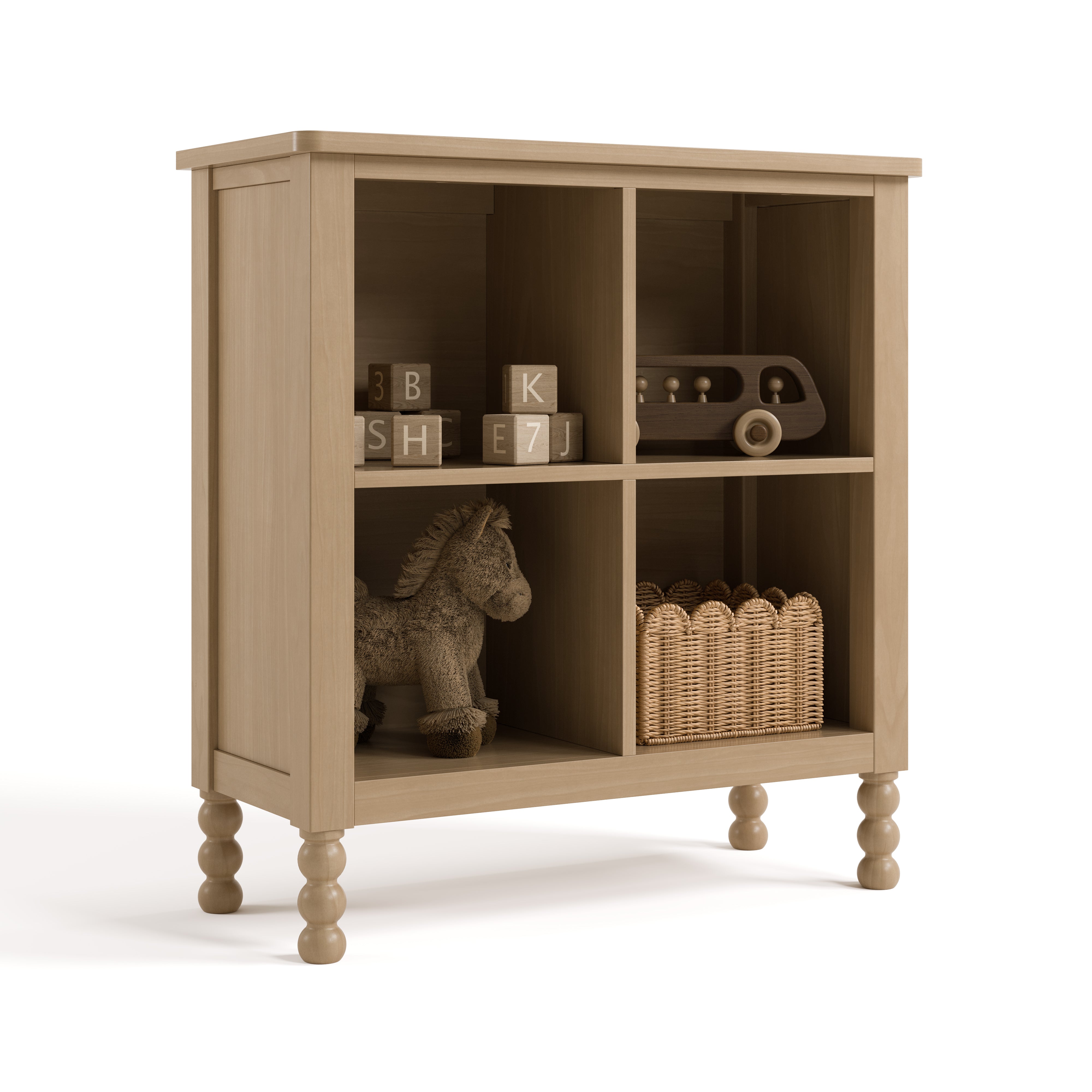 Storkcraft Rio 4 Cube Storage Organizer Bookcase.