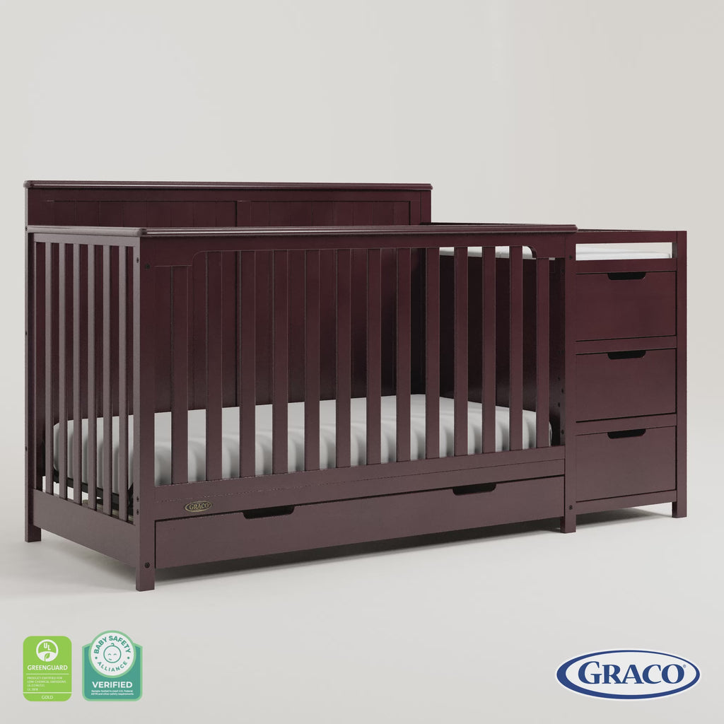 Hadley espresso crib and changer 360 video