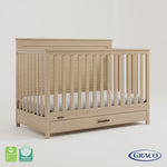 Tristan driftwood crib with drawer 360 video