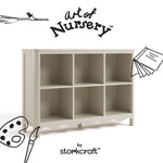 Storkcraft Casablanca 6 Cube Organizer Bookcase.