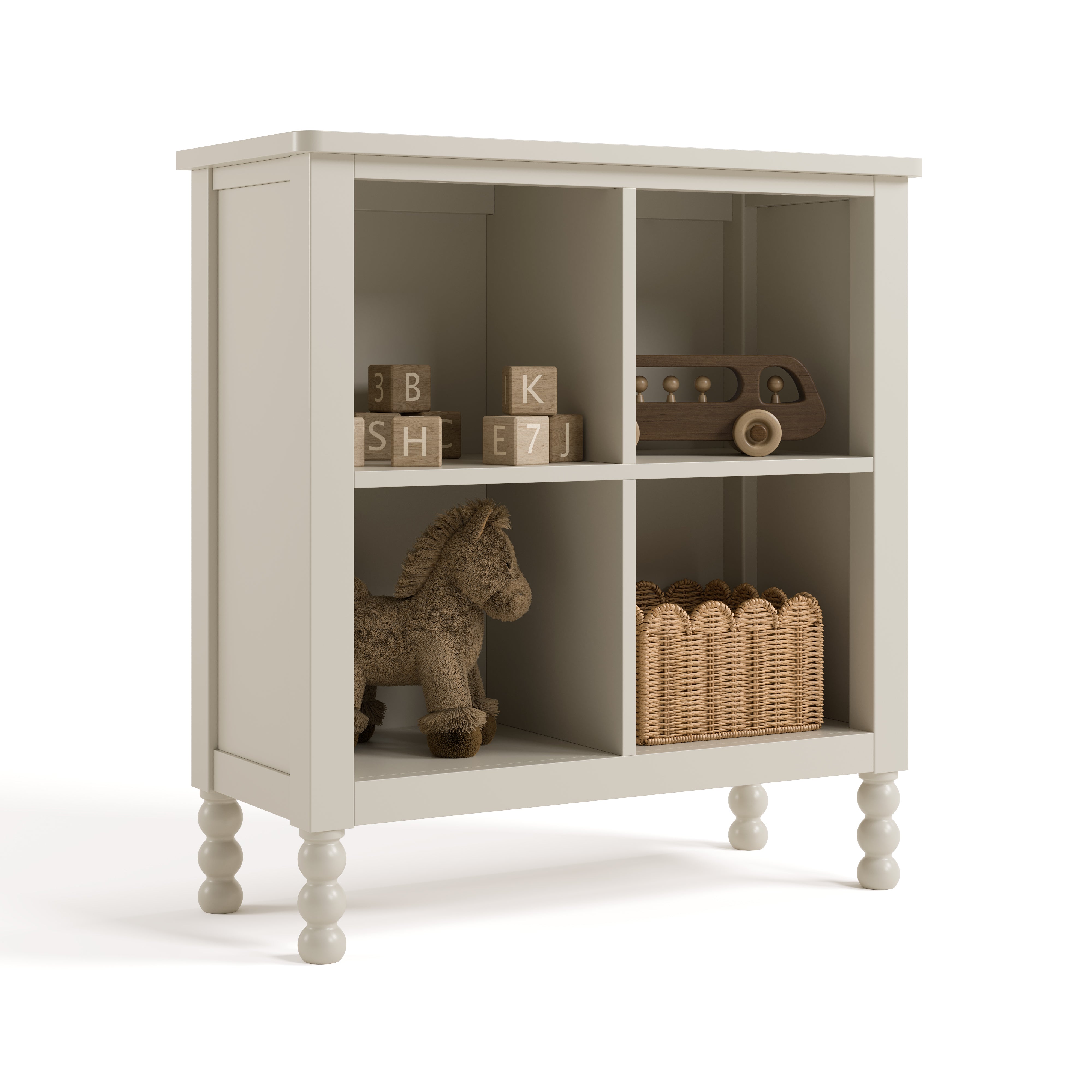 Storkcraft Rio 4 Cube Storage Organizer Bookcase.