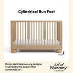 Storkcraft Sorrento 3-in-1 Convertible Crib with Bonus Toddler Guardrail.