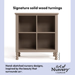 Storkcraft Rio 4 Cube Storage Organizer Bookcase.
