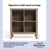 Storkcraft Rio 4 Cube Storage Organizer Bookcase.