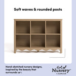 Storkcraft Casablanca 6 Cube Organizer Bookcase.
