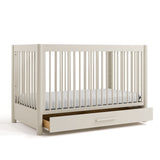 Storkcraft Malta 5-in-1 Convertible Crib with Drawer.