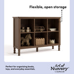 Storkcraft Rio 6 Cube Storage Organizer Bookcase.