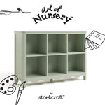 Storkcraft Casablanca 6 Cube Organizer Bookcase.