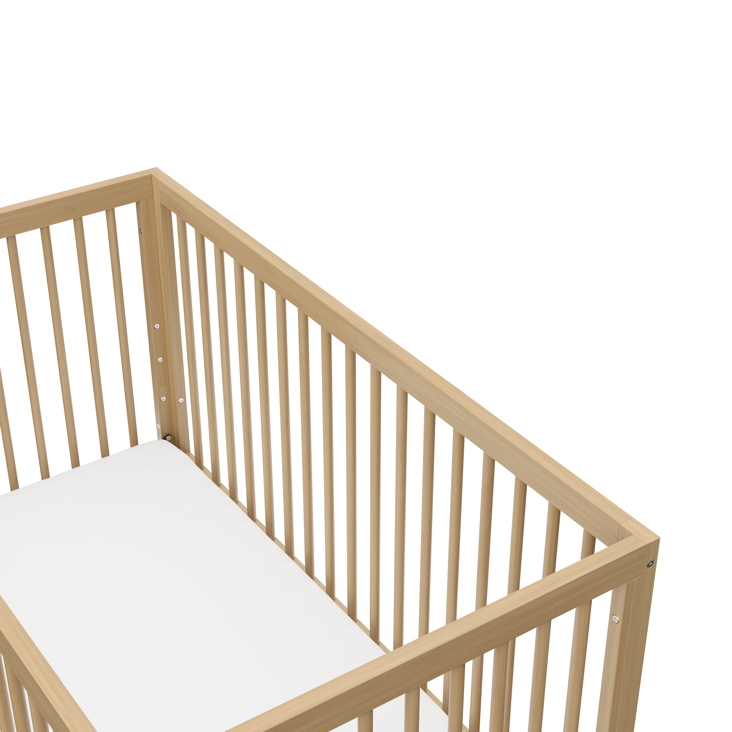 Storkcraft® Santorini® Deluxe 5-in-1 Convertible Crib with Bonus Toddler Guardrail.