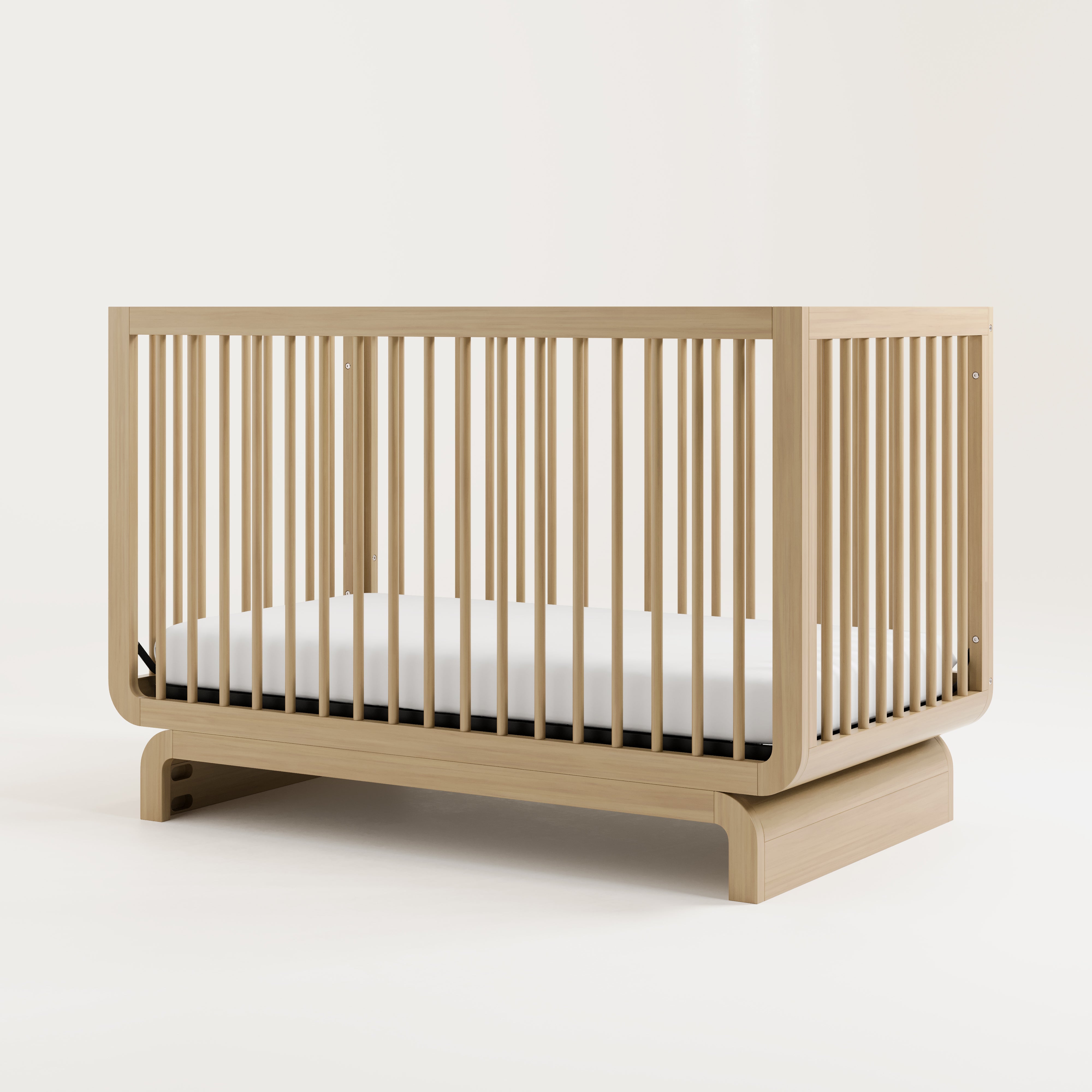 Storkcraft® Santorini® Deluxe 5-in-1 Convertible Crib with Bonus Toddler Guardrail.