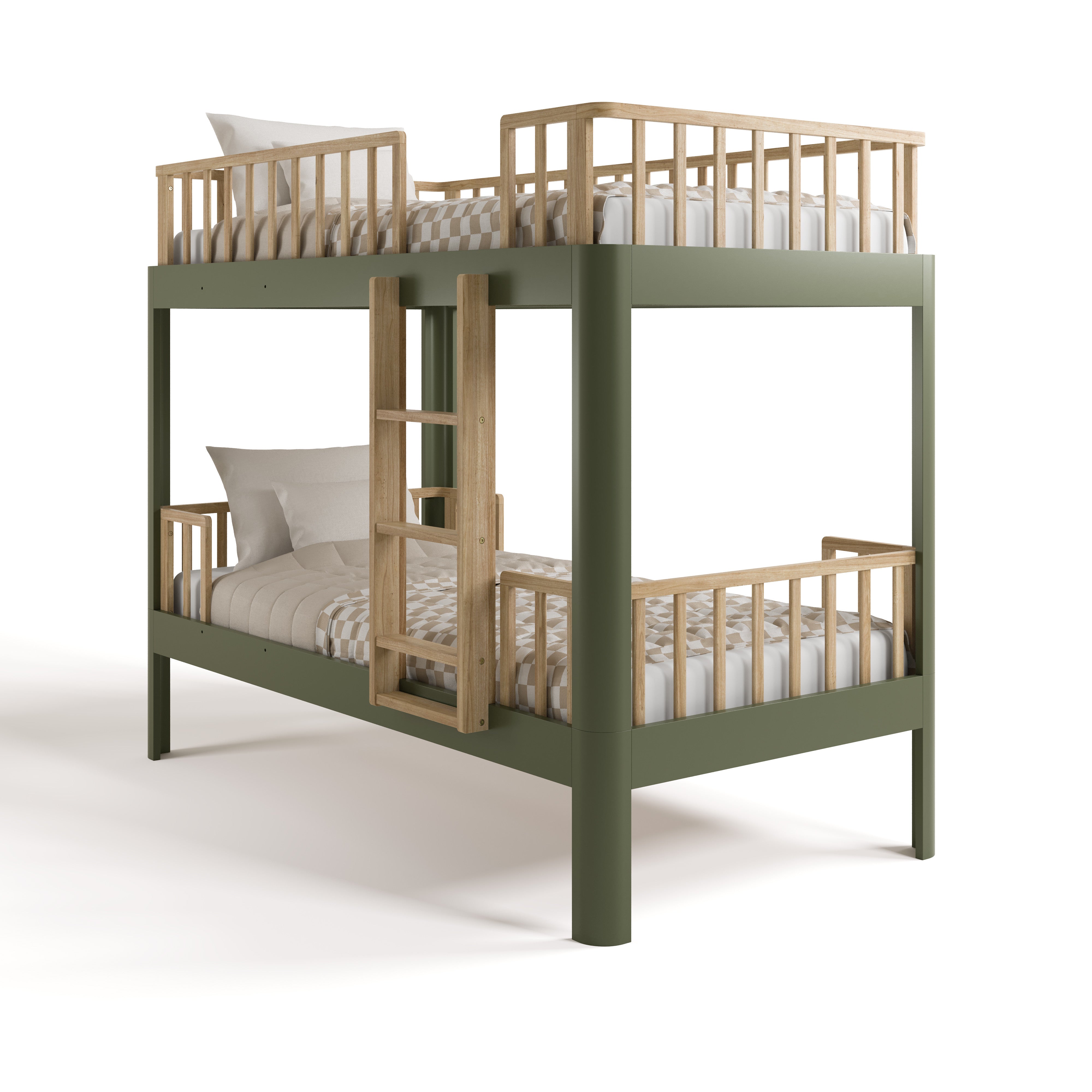 Storkcraft® Santos™ 5-in-1 Convertible Twin-over-Twin Bunk Bed