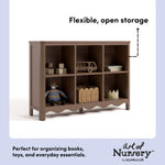 Storkcraft Casablanca 6 Cube Organizer Bookcase.