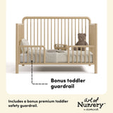 Storkcraft® Porto Deluxe 5-in-1 Convertible Crib with Bonus Toddler Guardrail