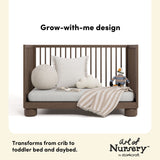 Storkcraft Sorrento 3-in-1 Convertible Crib with Bonus Toddler Guardrail.